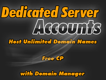 Moderately priced dedicated hosting account
